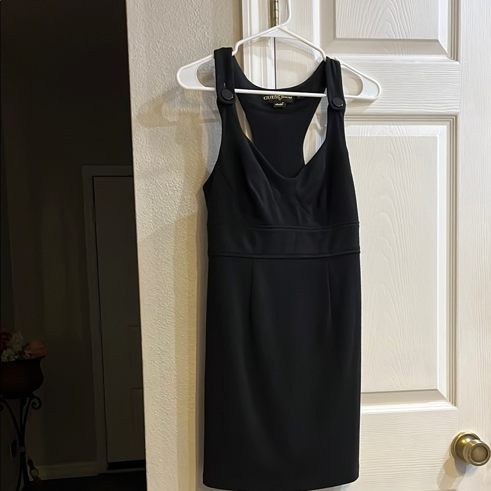 Guess jeans Black sleeveless Sheath Dress